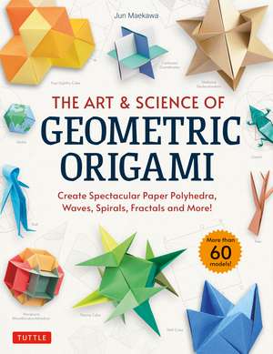 The Art & Science of Geometric Origami: Create Spectacular Paper Polyhedra, Waves, Spirals, Fractals and More! (More than 60 Models!) de Jun Maekawa