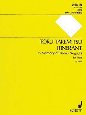 Itinerant, Solo Flute de Toru Takemitsu