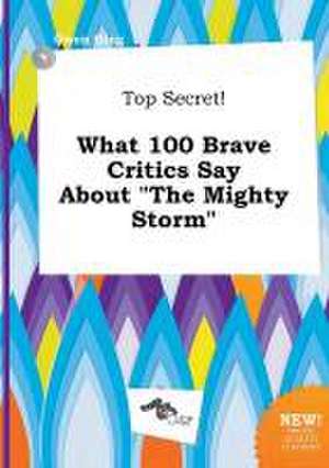 Top Secret! What 100 Brave Critics Say about the Mighty Storm de Owen Ging