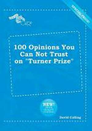 100 Opinions You Can Not Trust on Turner Prize de David Colling