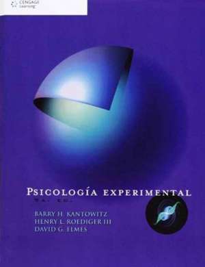 Psicolog¿Experimental de David (University of Michigan) Elmes