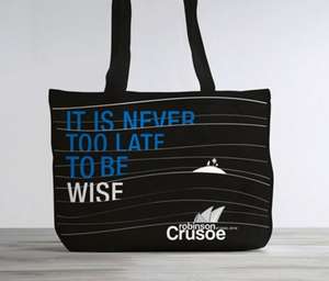 Robinson Crusoe Tote Bag: (Tote Bag) de Publikumart