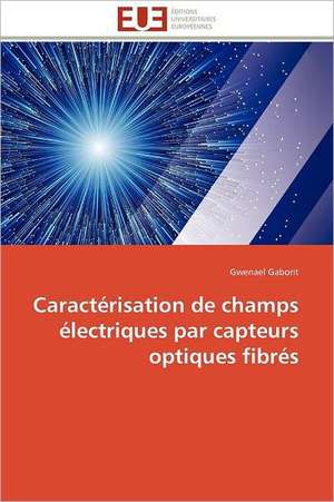 Caracterisation de Champs Electriques Par Capteurs Optiques Fibres: Les Politiques de L'Eau En Equateur de Gwenael GABORIT