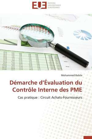 Demarche D'Evaluation Du Controle Interne Des Pme: Bases Neurales de Mohammed Babile