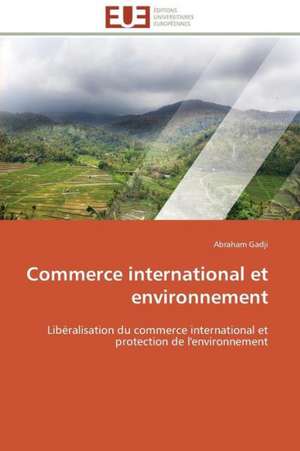 Commerce International Et Environnement: Analyse Interactionnelle de Abraham Gadji