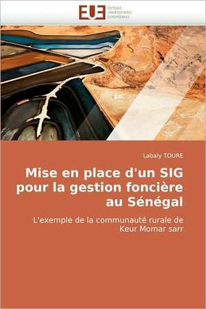 Mise En Place D'Un Sig Pour La Gestion Fonciere Au Senegal: Cible Pharmacologique Dans Le Diabete de Type 2 de Labaly TOURE