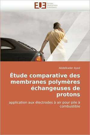 Etude Comparative Des Membranes Polymeres Echangeuses de Protons: de L''Image Au Texte de Abdelkader Ayad