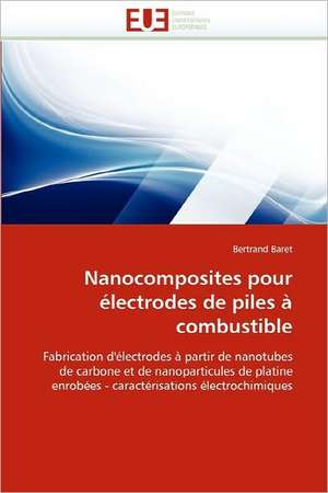 Nanocomposites pour électrodes de piles à combustible de Bertrand Baret