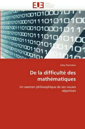 De la difficulté des mathématiques de Lény Oumraou