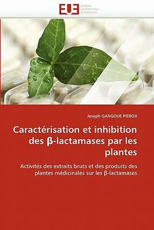 Caracterisation Et Inhibition Des -Lactamases Par Les Plantes: Un Chancre Ou Une Chance? de Joseph GANGOUE PIEBOJI