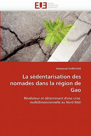 La Sedentarisation Des Nomades Dans La Region de Gao: Diagnostic Et Conduite Therapeutique de Mohamed GAREYANE