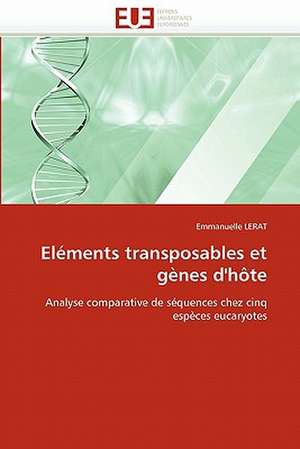 Eléments transposables et gènes d'hôte de Emmanuelle LERAT