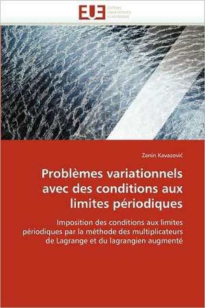 Problèmes variationnels avec des conditions aux limites périodiques de Zanin Kavazovi¿