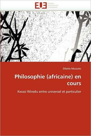 Philosophie (africaine) en cours de Diletta Mozzato