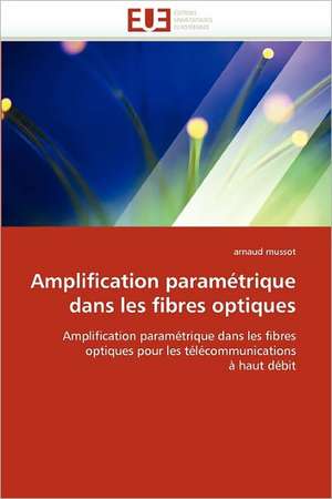 Amplification paramétrique dans les fibres optiques de arnaud mussot