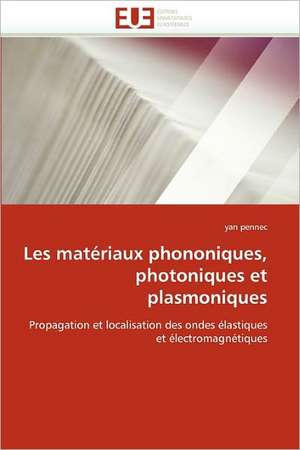 Les matériaux phononiques, photoniques et plasmoniques de yan pennec