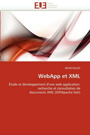 Webapp Et XML: Cas Uemoa de KEVIN DULOT