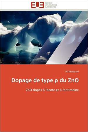 Dopage de Type P Du Zno: Contexte de Madagascar de Ali Marzouki