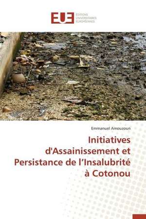 Initiatives D'Assainissement Et Persistance de L'Insalubrite a Cotonou: Mode de Traitement de L'Information Et Observance Aux Arv de Emmanuel Amouzoun