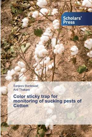 Color sticky trap for monitoring of sucking pests of Cotton de Sanjeev Bantewad