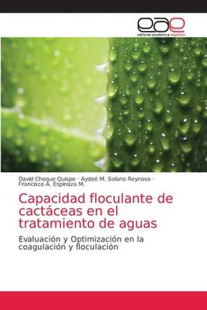 Capacidad floculante de cactáceas en el tratamiento de aguas de David Choque Quispe