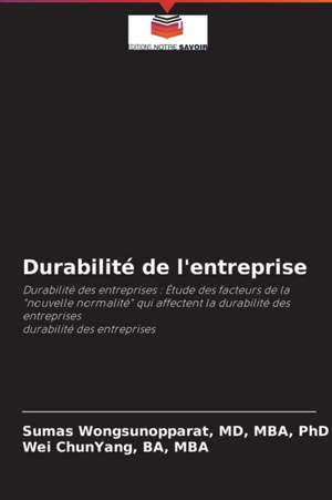 Durabilité de l'entreprise de Md Wongsunopparat