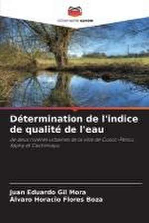 Détermination de l'indice de qualité de l'eau de Juan Eduardo Gil Mora