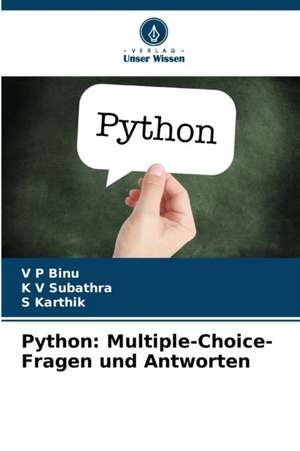 Python: Multiple-Choice-Fragen und Antworten de V P Binu