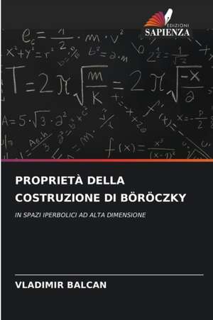 PROPRIETÀ DELLA COSTRUZIONE DI BÖRÖCZKY de Vladimir Balcan