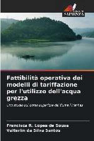 Fattibilità operativa dei modelli di tariffazione per l'utilizzo dell'acqua grezza de Francisca R. Lopes de Sousa