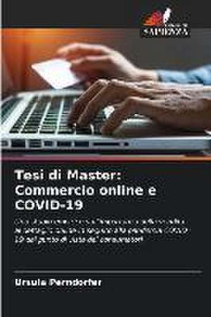 Tesi di Master: Commercio online e COVID-19 de Ursula Perndorfer