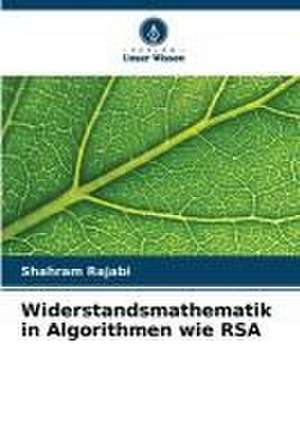 Widerstandsmathematik in Algorithmen wie RSA de Shahram Rajabi