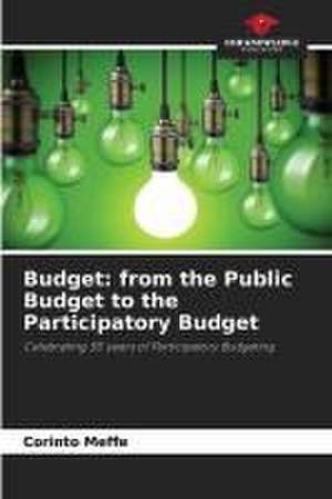 Budget: from the Public Budget to the Participatory Budget de Corinto Meffe