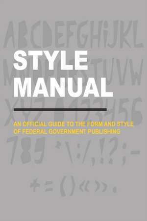 Style Manual de U. S. Government Publishing Office