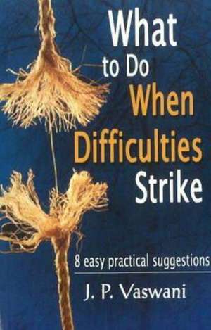 What to Do When Difficulties Strike de J. P. Vaswani