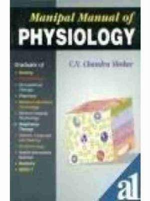 Manipal Manual of Physiology de Chandra Shekar