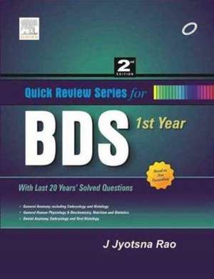 QRS for BDS I Year de Jyotsna Rao