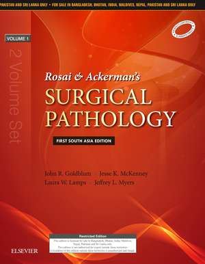 Rosai & Ackerman's Surgical Pathology 2 Volume Set: First South Asia Edition de John R. Goldblum