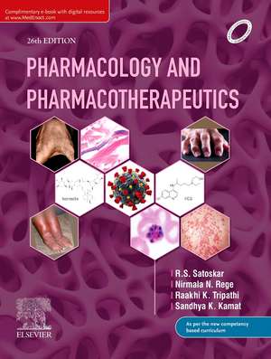 Pharmacology and Pharmacotherapeutics, 26e de RS Satoskar