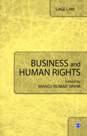 Business and Human Rights de Manoj Kumar Sinha