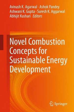 Novel Combustion Concepts for Sustainable Energy Development de Avinash K Agarwal