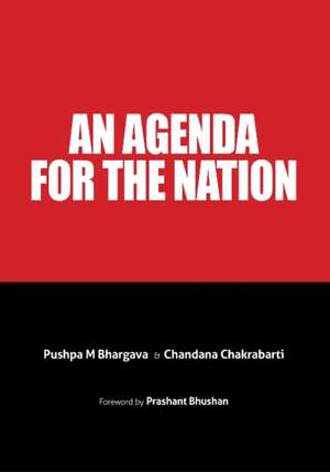 Agenda for the Nation de Pushpa M. Bhargava