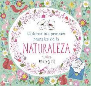 Colorea tus propias postales de la naturaleza de Rebecca Jones