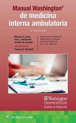 Manual Washington de medicina interna ambulatoria de Maureen Lyons