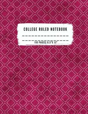 COLLEGE RULED NOTEBOOK de A. Appleton