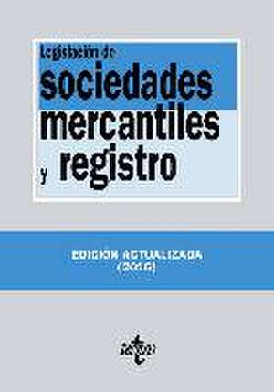 Legislación de sociedades mercantiles y registro de Ignacio Arroyo Martínez