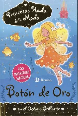 Botón de oro en el océano brillante de Poppy Collins