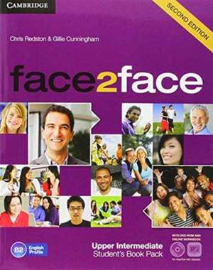 face2face for Spanish Speakers Upper Intermediate Student's Pack (Student's Book with DVD-ROM, Spanish Speakers Handbook with Audio CD, Online Workbook) de Chris Redston