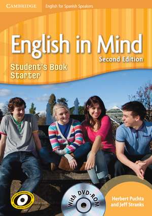 English in Mind for Spanish Speakers Starter Level Student's Book with DVD-ROM de Herbert Puchta