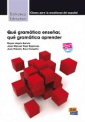 Qué Gramática Enseñar, Qué Gramática Aprender de Reyes Llopis-García